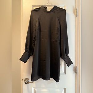 Express Black Long Sleeve Dress